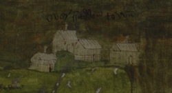 Detail of plan of Derbyshire lands of Roche
                    abbey, showing Over Haddon grange