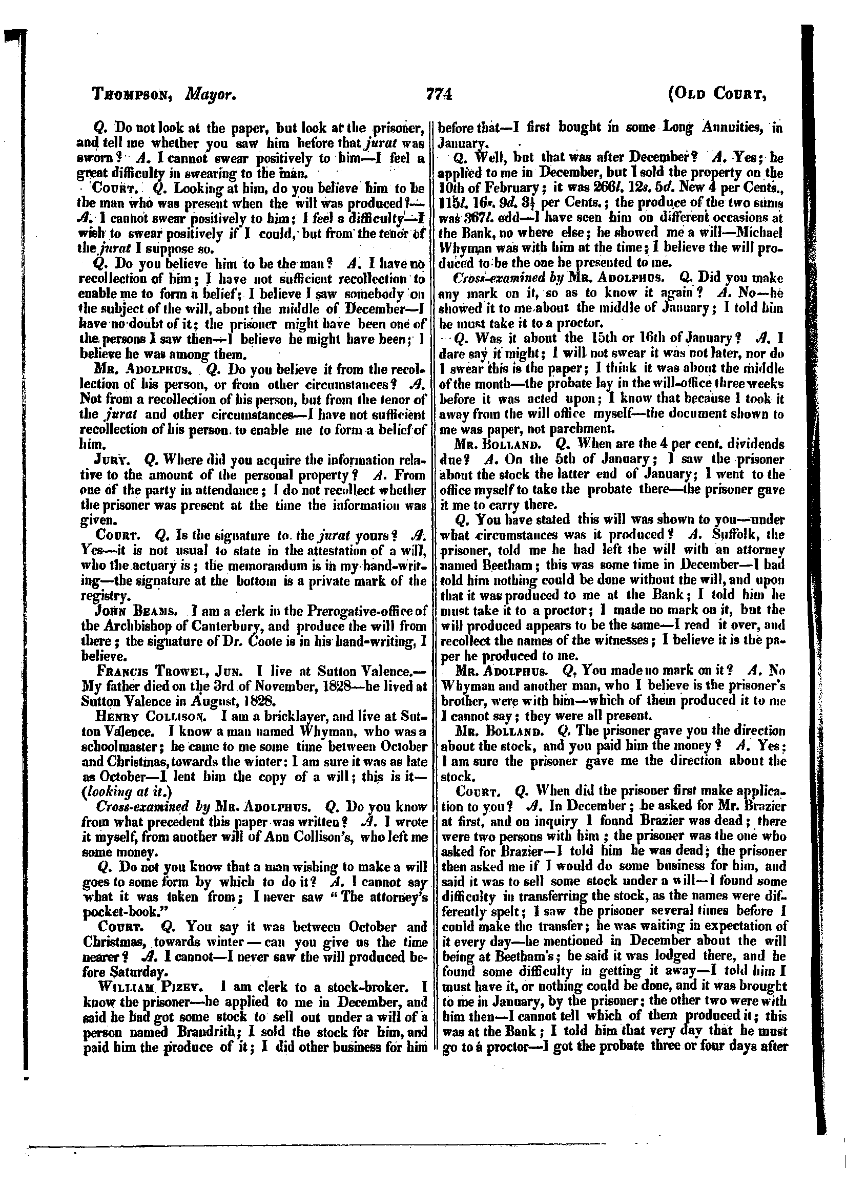 18290910 | The Proceedings of the Old Bailey