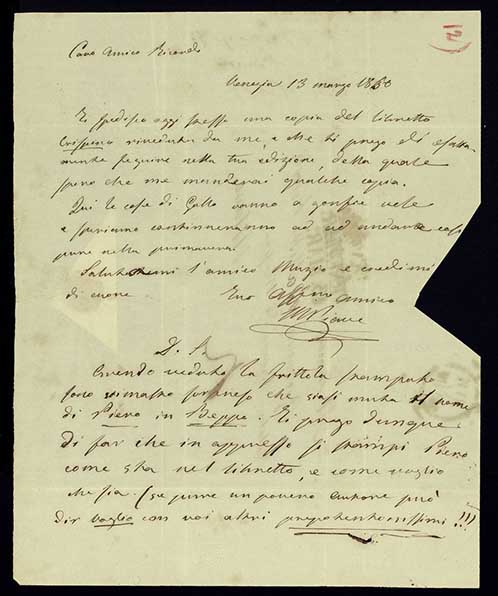 Francesco Maria Piave Archivio Storico Ricordi Collezione Digitale