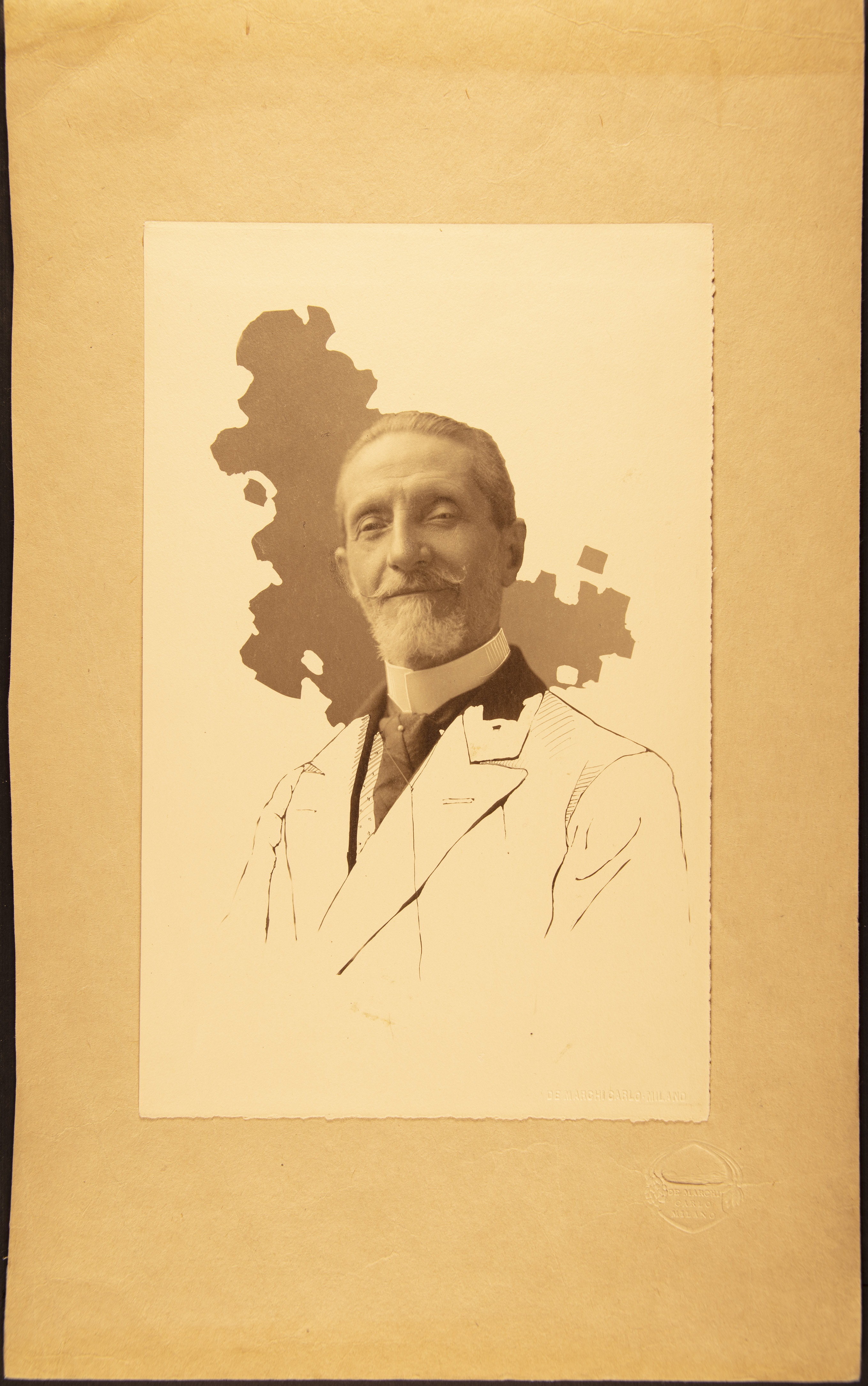 Giulio Ricordi nel 1900 (Fotografo: Carlo De Marchi)